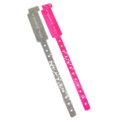 250*25mm PVC ブレスレット イベントやフェスティバルで簡単に識別するために
