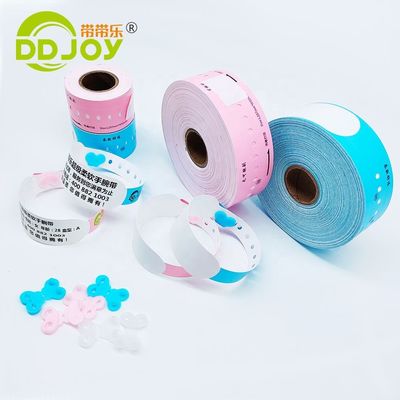 オーダーメイド ロゴ DDJOY 防水 パーティークラブのイベントのための使い捨ての熱識別ブレスレット