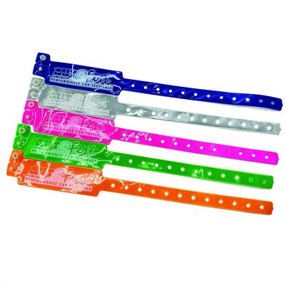 250*25mm PVC ブレスレット イベントやフェスティバルで簡単に識別するために