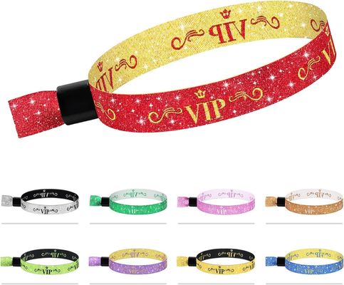 オーダーメイド ロゴ 青い RFID ポリエステル/リボン リストバンド コンサート パーティー 祭り イベント