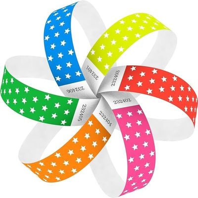 印刷 イベント パーティ用品 耐涙腕帯 紙 使い捨て 腕帯 タイベック