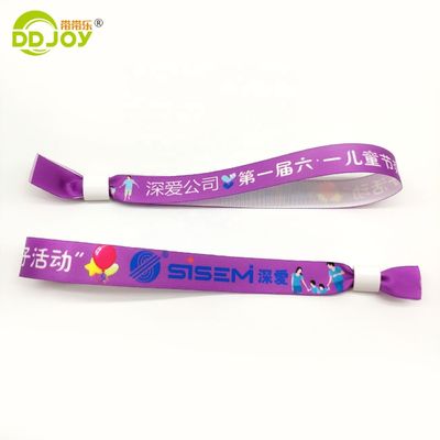 350*15mm プロのカスタムフェスティバルファブリック RFID ブレスレット