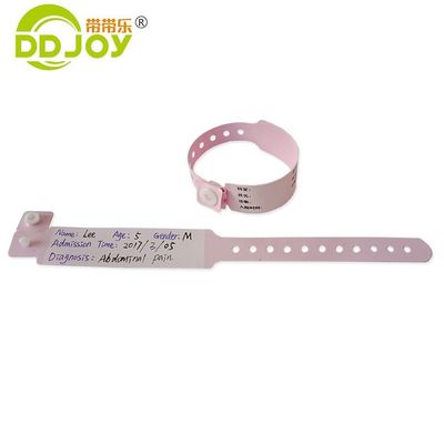 新生児の軟腕帯 RFID NFCチップと青いPVC素材のカスタムロゴ