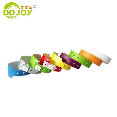白色 カスタム CMYK ロゴ プールパーティやイベント用 防水複合紙腕帯