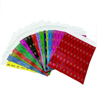 イベント用 Tyvek リストバンド カスタム QR コード 防水 赤 単色印刷