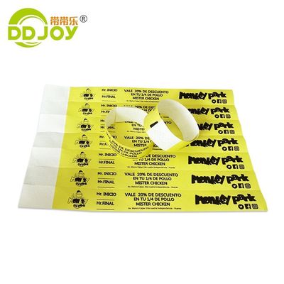 250*25mm/250*19mm フルカラー イベントパーティ VIP カスタム 腕帯 入場 セキュリティ用 タイベック