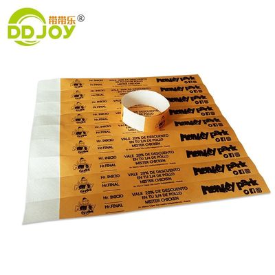 250*25mm/250*19mm フルカラー イベントパーティ VIP カスタム 腕帯 入場 セキュリティ用 タイベック