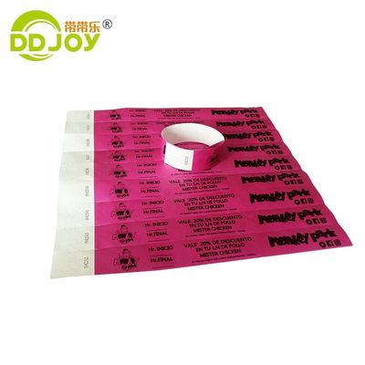 250*25mm/250*19mm フルカラー イベントパーティ VIP カスタム 腕帯 入場 セキュリティ用 タイベック