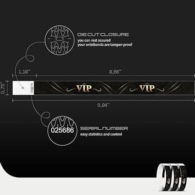 防水 オーダーメイド ロゴ プリント ティベック リストバンド イベント パーティー用品 オーダーメイド