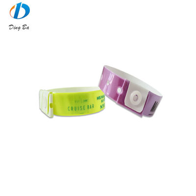 250*25mm/250*16mm レッドビニールPVC腕帯 ブレスレット VIPパス入場必須