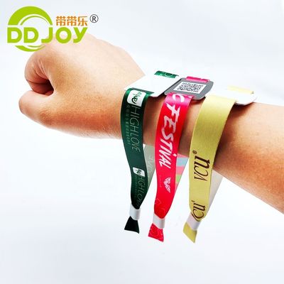 アクセスコントロール カスタムイベント チケット 織り RFID ブレスレット 布 NFC 腕帯 正規サイズ 350*15mm