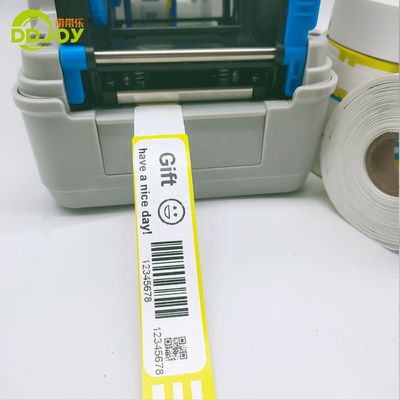 257*25mm 大人向け 直接 カスタマイズできる 室内遊び場用 熱紙ID リストバンド