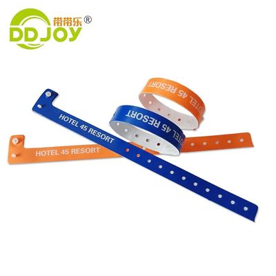250*25mm パーソナライズ可能なデザインの使い捨てPVC識別手首