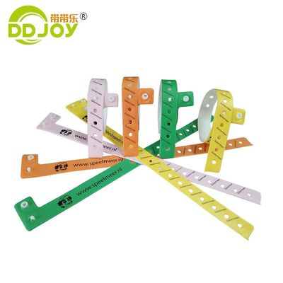 250*25mm パーソナライズ可能なデザインの使い捨てPVC識別手首