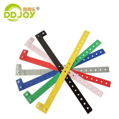 250*25mm パーソナライズ可能なデザインの使い捨てPVC識別手首