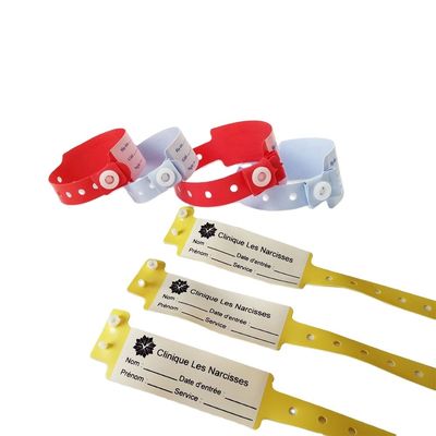 パーソナライズされたPVC使い捨て腕帯 患者向け スーパーソフト 170*18mm 子供情報