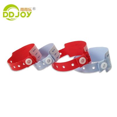 パーソナライズされたPVC使い捨て腕帯 患者向け スーパーソフト 170*18mm 子供情報