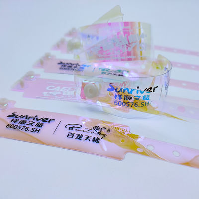 250*25mm/250*16mm カスタム 防水 グラディアント カラー プラスチック ブレスレット バー ナイトクラブ