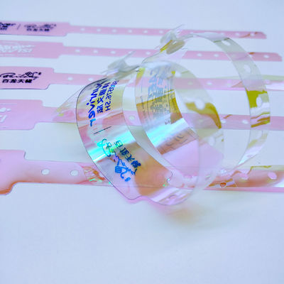 250*25mm/250*16mm カスタム 防水 グラディアント カラー プラスチック ブレスレット バー ナイトクラブ