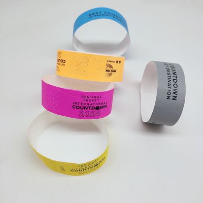 プロモーション用パーソナライズされた紙腕帯 250*25mm/250*19mm 一色印刷