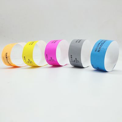 プロモーション用パーソナライズされた紙腕帯 250*25mm/250*19mm 一色印刷