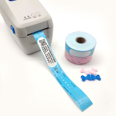 205*25mm 防水Qrコード カスタム印刷紙 イベント 熱帯手首