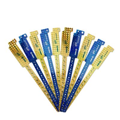 ファッションと抗アレルギー オーダーメイド ロゴ イベント識別用 PVC ブレスレット