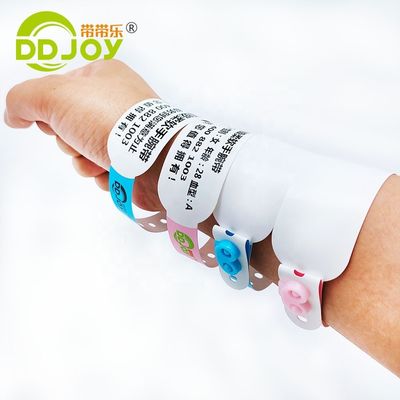 オーダーメイド ロゴ DDJOY 防水 パーティークラブのイベントのための使い捨ての熱識別ブレスレット