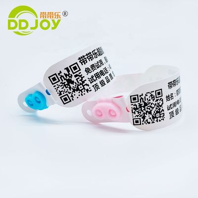 オーダーメイド ロゴ DDJOY 防水 パーティークラブのイベントのための使い捨ての熱識別ブレスレット