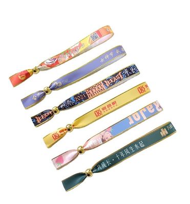 オーダーメイド ロゴ RFID 腕帯 イベント・フェスティバル ターゲット・エンドユーザー向け サテンファブリック
