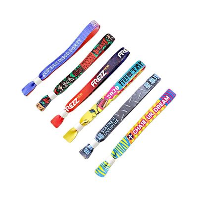 オーダーメイド ロゴ RFID 腕帯 イベント・フェスティバル ターゲット・エンドユーザー向け サテンファブリック