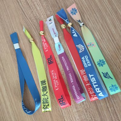 ID ブレスレット オーダーメイド エコフレンドリー 織物 布 ブレスレット イベントやパーティー
