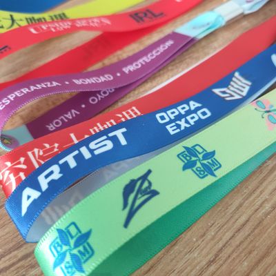 ID ブレスレット オーダーメイド エコフレンドリー 織物 布 ブレスレット イベントやパーティー