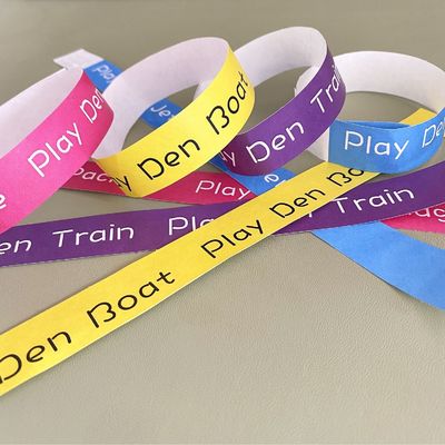 オーダーメイド ロゴ プリント ブレスレット 防水紙 タイベック 腕帯 堅固な粘着性 閉塞