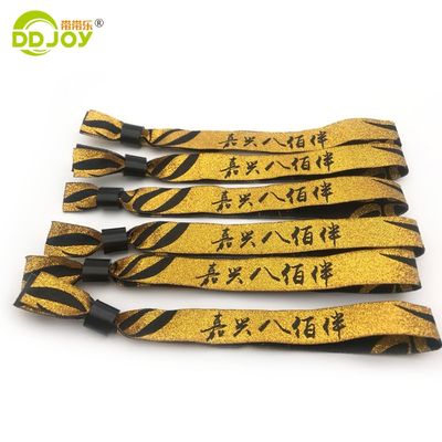 オーダーメイド ポリエステル フェスティバル 織物 腕帯 ブレスレット 布 布 腕帯 TNT 送料