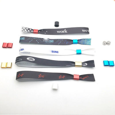 オーダーメイド イベント フェスティバル パーティー ポリエステル 織物 と ロゴ 印刷 の RFID 腕帯