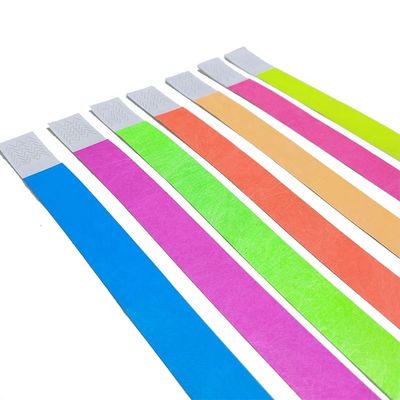 250*25mm/250*19mm オーダーメイド印刷 ロゴ 環保紙 マルチカラー リストバンド 祭り