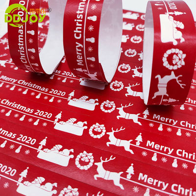 パーソナライズ可能な Tyvek 紙の使い捨ての腕帯 250*25mm/250*19mm すべてのターゲットエンドユーザーのために