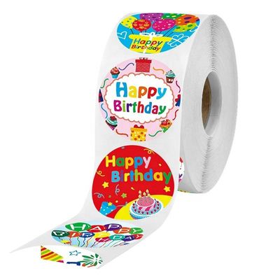 500pcs 子供の漫画 ハッピーバースデーステッカー パーティの飾り付け用のステッカー