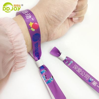 350*15mm 織物 ブレスレット 腕帯 宣伝のための完璧なプレゼント 飾り付け