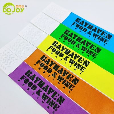 250*25mm/250*19mm 涙に耐える防水型 デュポン・タイベック紙 イベント用腕帯