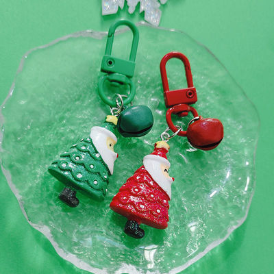 カートンサンタクロース クリスマスツリー ベルキーチェーン バックパック 携帯電話 ペンダント