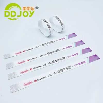 対象エンドユーザー ゲスト/VIP/ベンダー/入場 イベントのための便利な防水腕帯