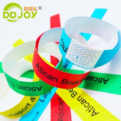 オーダーメイド ブームバンド ホリデーイベント 防水 使い捨て紙 タイベック 腕帯 DDJOY