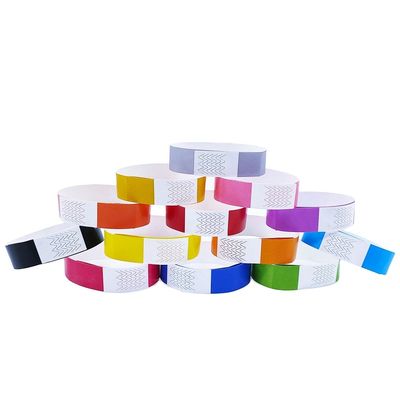 100pcs Count 3/4インチ タイベック ブレスレット 便利なイベントアクセスとセキュリティ
