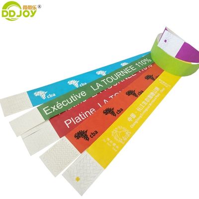 祭りのイベント用 Tyvek 紙の腕帯/ブレスレット 材料とデザイン