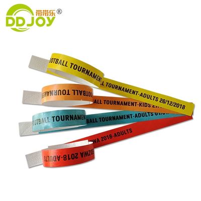 プリント可能な腕帯 250*25mm 1インチ 感謝祭の日プレゼントのための使い捨て腕帯