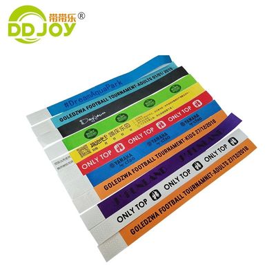 プリント可能な腕帯 250*25mm 1インチ 感謝祭の日プレゼントのための使い捨て腕帯